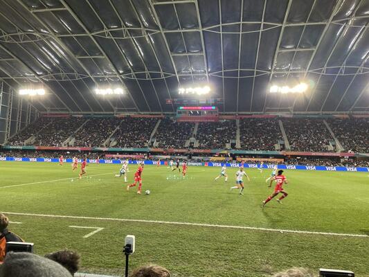 WM Spiel Schweiz-Neuseeland in Dunedin