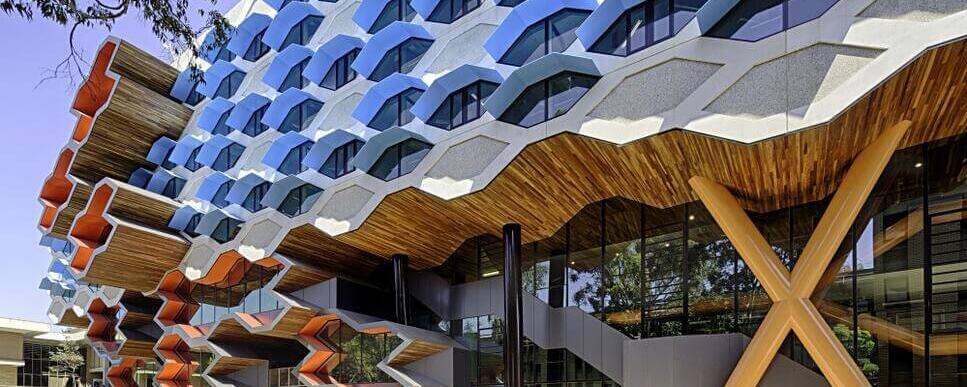 Media-Gebäude der La Trobe University in Melbourne