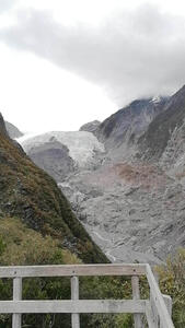 Blick auf den Franz Josef Gletscher